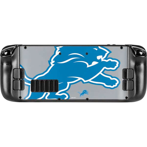 NFL Detroit Lions Large Logo Steam Deck Handheld Gaming Computer Skin